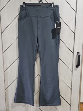 LIBIN Women's Slate Gray Boot Cut Pants